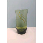 Libbey Green Glass 81WGY That Good Feeling Vintage Tumbler 5.5