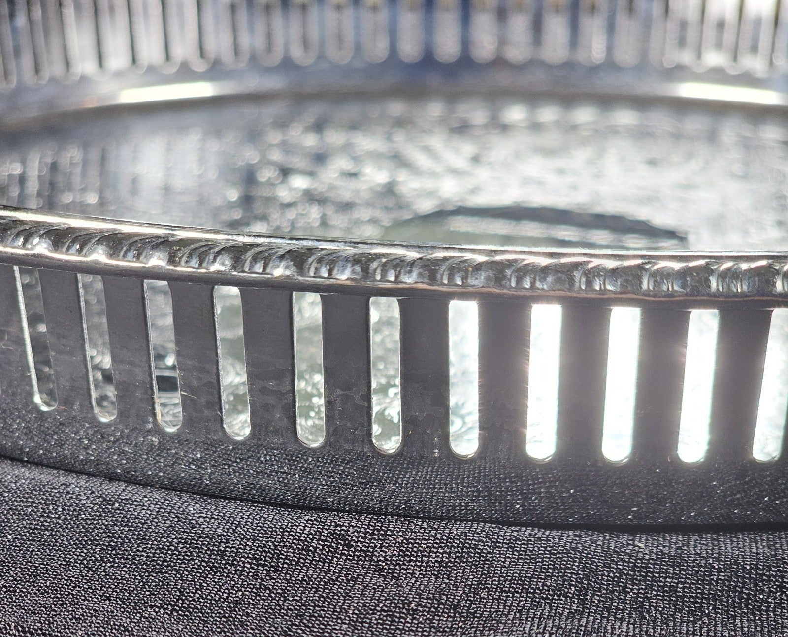 Irvinware Silver Plated Serving Tray 13" Vintage USA