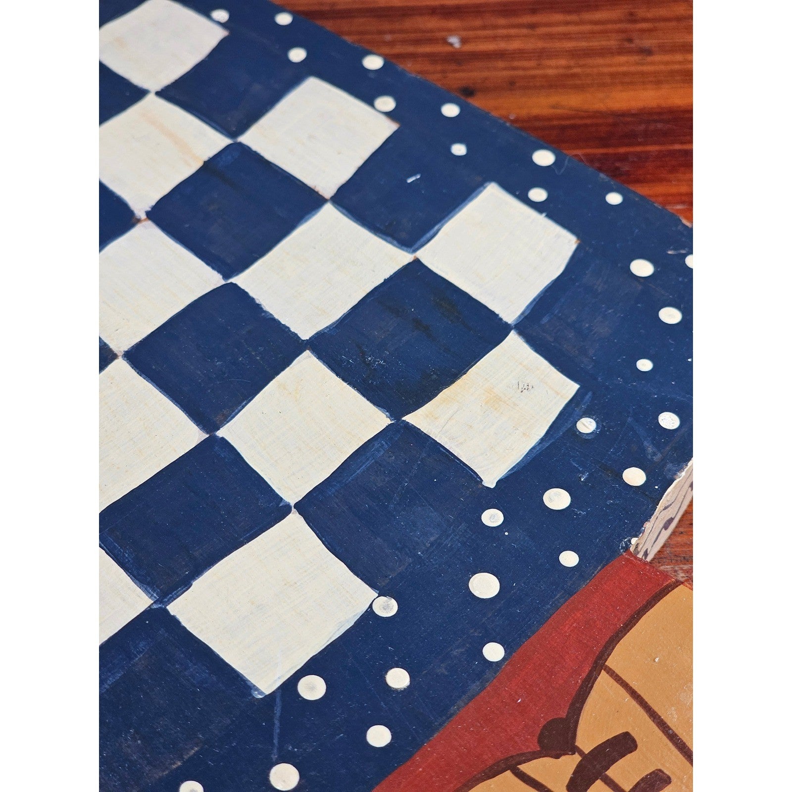 Vintage Folk Art Wooden Grandma Wall Decor Hand Painted 22 x 9