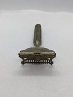 Antique Gem Junior Single-Edge Safety Razor With Ornate Handle - Collectible Vin