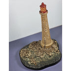 Danbury Mint Eddystone Lighthouse Figurine COA Maritime