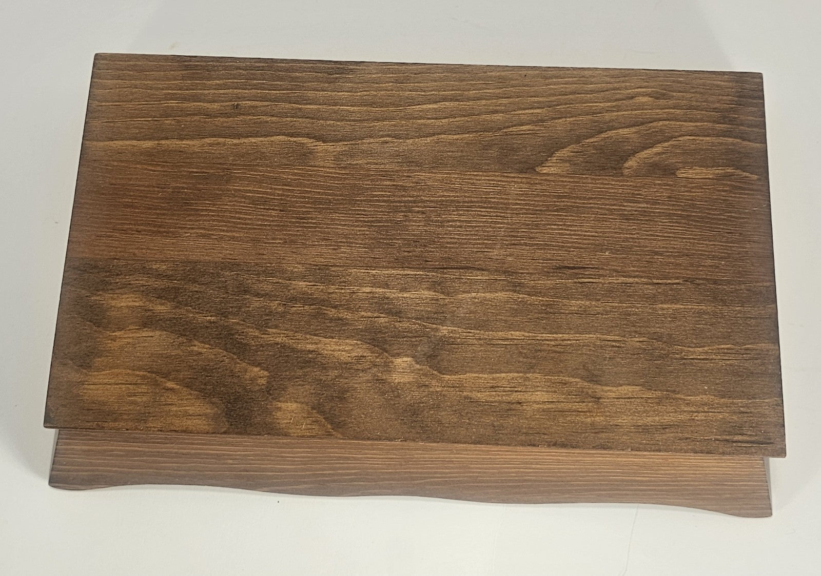 VTG 1970s Solid Wood Bread Warming Basket