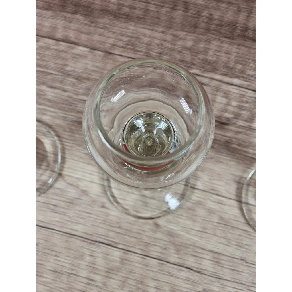 Vintage Crystal Liqueur Shot Glasses Set of 3 Pillar Stem Barware