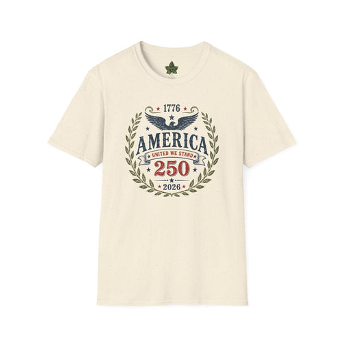 America 250 Shirt, 1776 2026 Patriotic Eagle Tee, Fourth of July Tee
