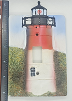 Nauset Lighthouse Light Switch Cover Coastal Nautical Resin Wall Plate