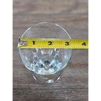 Vintage Clear Pilsner Glass 9" Tall Stemmed Beer Glass
