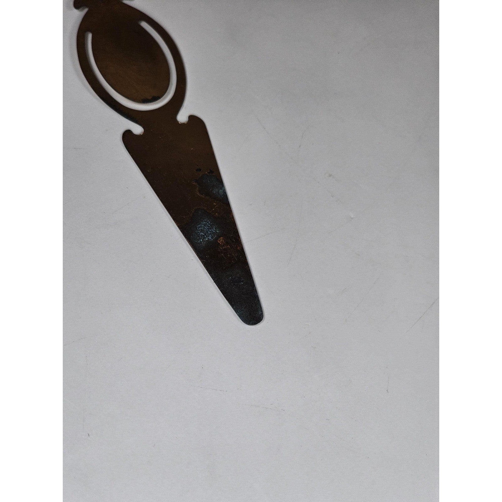 Atlantic City Bookmark Letter Opener Brass Souvenir
