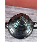 Vintage Oneida Silver Plated Teapot Ornate Handle Hinged Lid 9 Inch