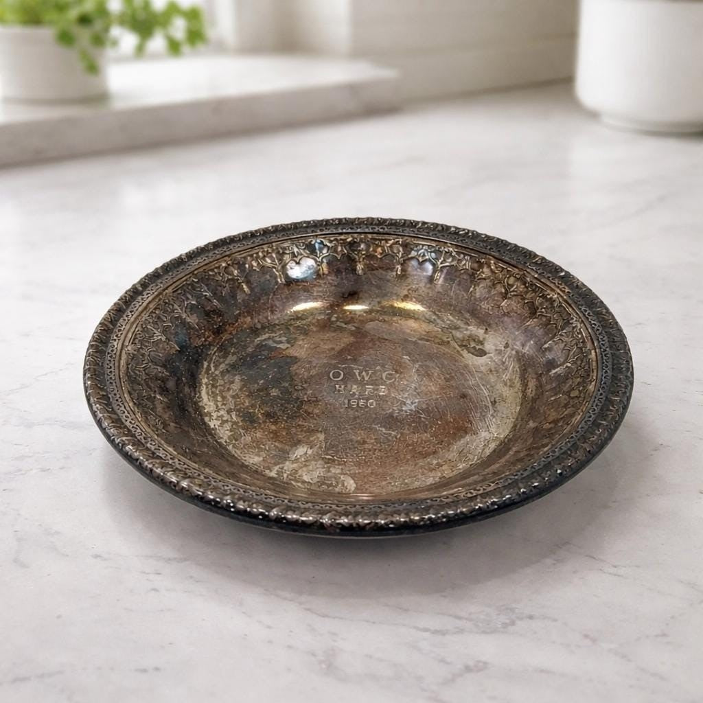 Vintage Reed & Barton Silver Plate Bowl 6 Inch Serving Dish