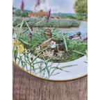 Vintage Franklin Porcelain July Beside the River Plate by Peter Barrett 9 Inch