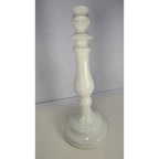 Williams Sonoma Candle Holder White Porcelain Italy Tall