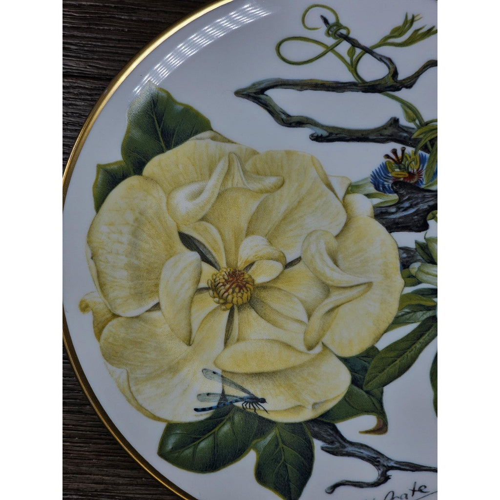 Franklin Mint Mississippi Delta Wildflowers Plate 1978