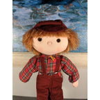 Russ Berrie Dollies Jody Boy Doll 12 Inch Vintage Plush Toy