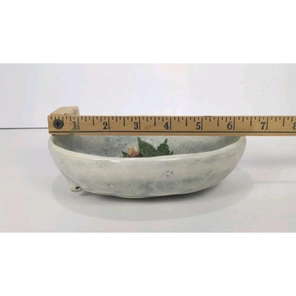 Salt Marsh Pottery Flowering Maple Wall Art Dish