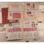 Vintage S&H Green Stamp Books Lot MacDonald Plaid 20 Books