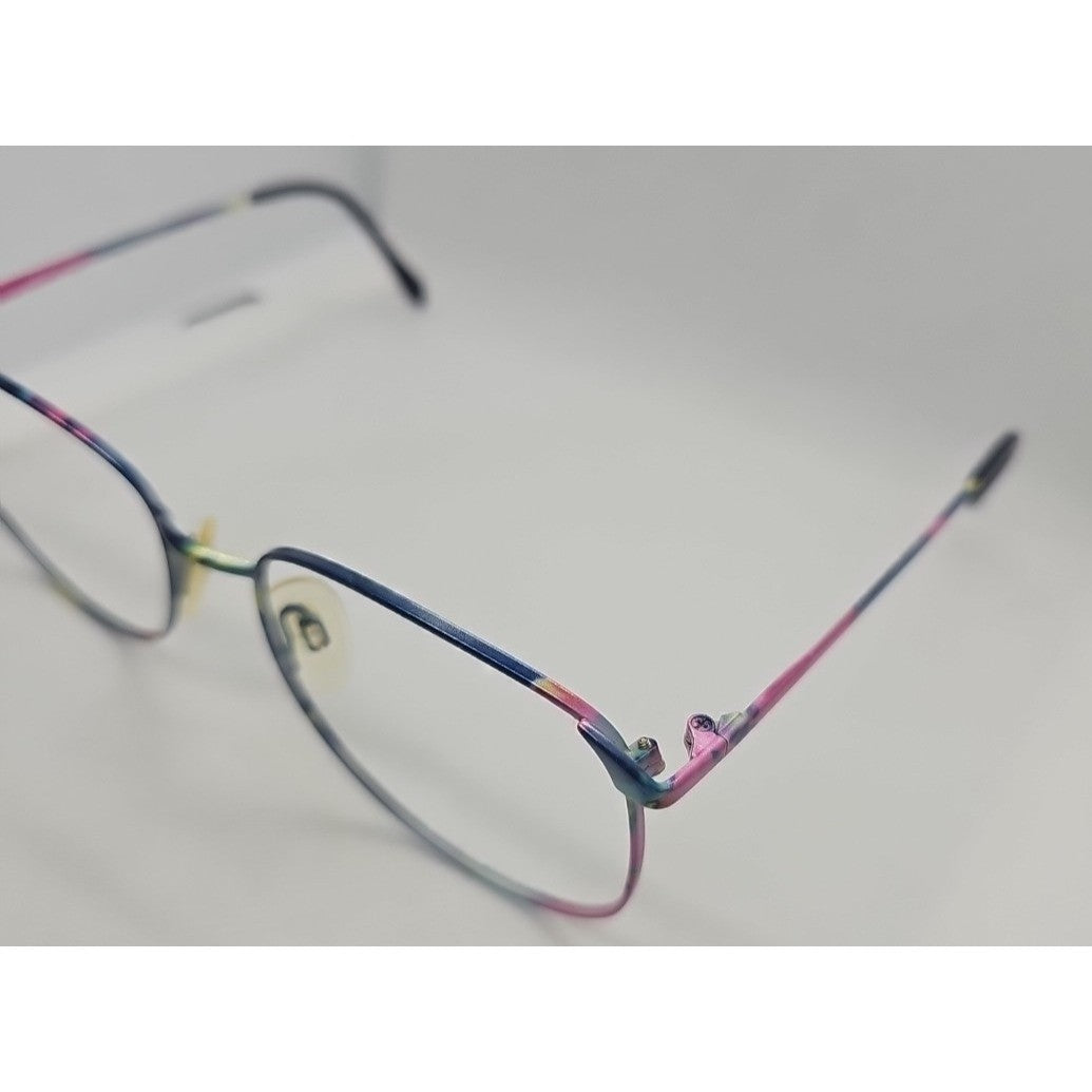 Charmant 4223 Designer Eyeglass Frames Only Teal Speckled 56-18-140