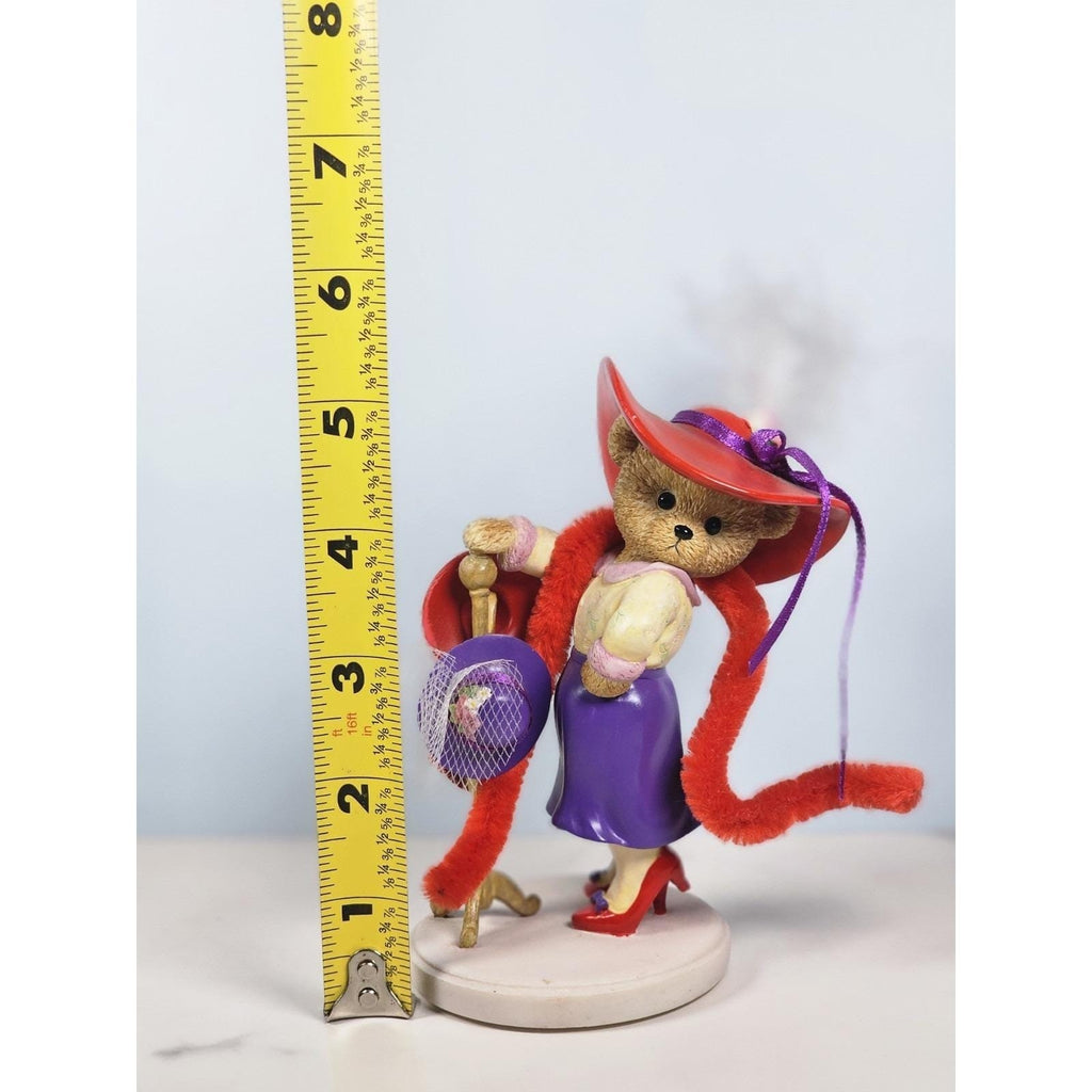 Hamilton Collection Happy Hatters Teddy Bear Figurine COA Limited Edition