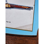 Vintage Firearms Illustration Wall Plaque – Austrian Wheellock Pistol 1655