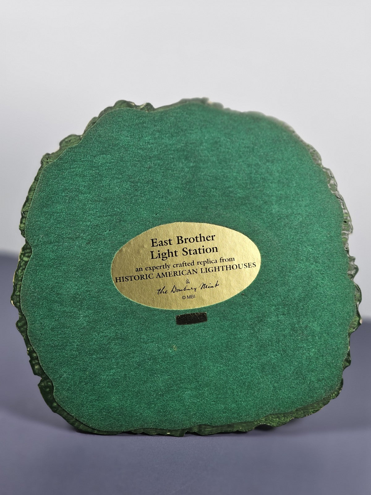 Danbury Mint East Brother Light Station Replica From Historic American Lighthous