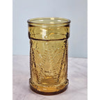 Vintage Wheaton Amber Eagle Juice Glass | 1970s New Jersey Glassware