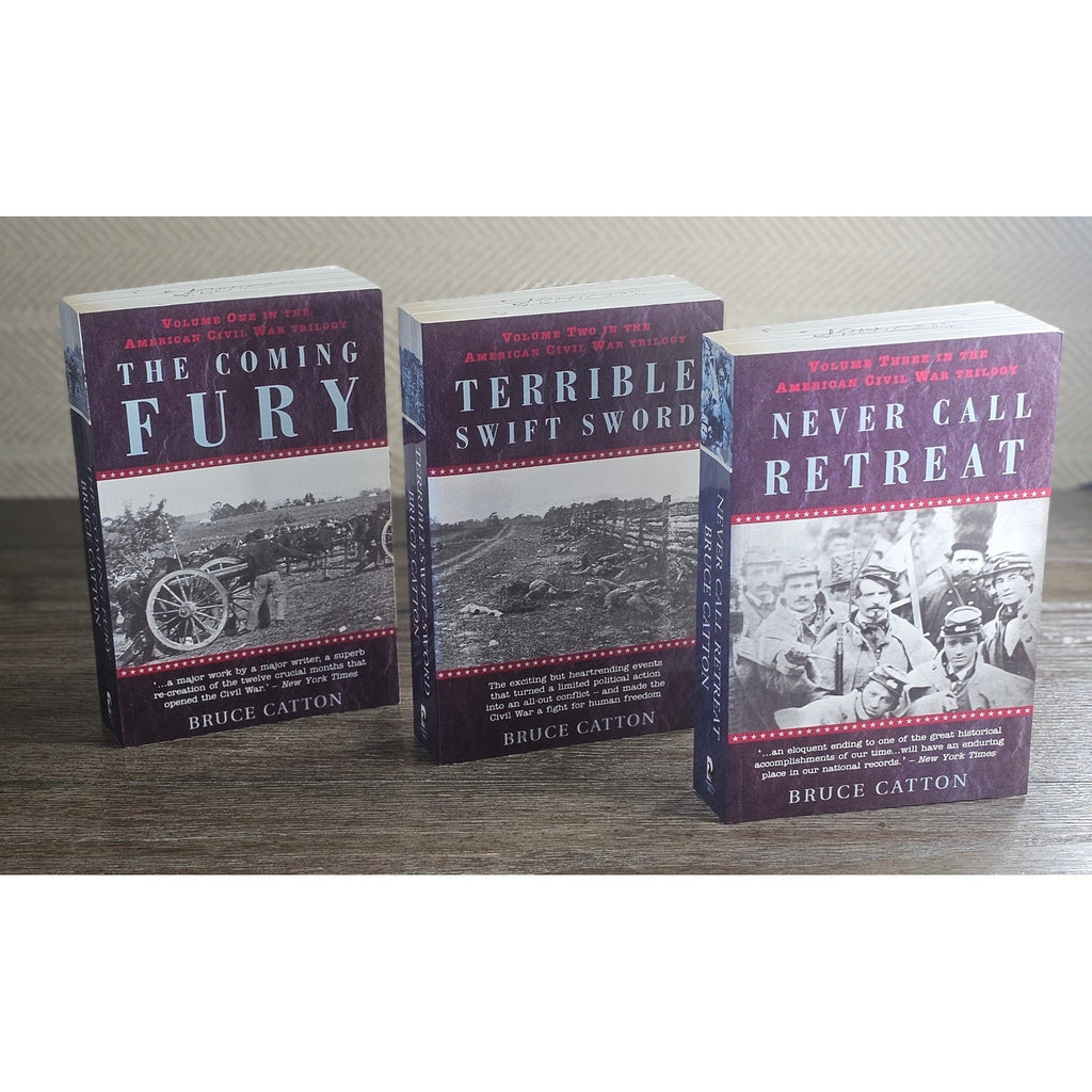 Bruce Catton Civil War Trilogy 3 Book Set Phoenix Press 2001 PB