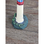 Mini Resin Lighthouse Figurine Coastal Nautical Decor Small Lighthouse