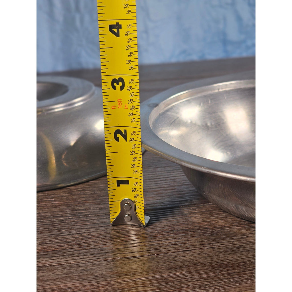 Vintage Genuine Pewter Lidded Dish | Stamped Pewter Covered Bowl