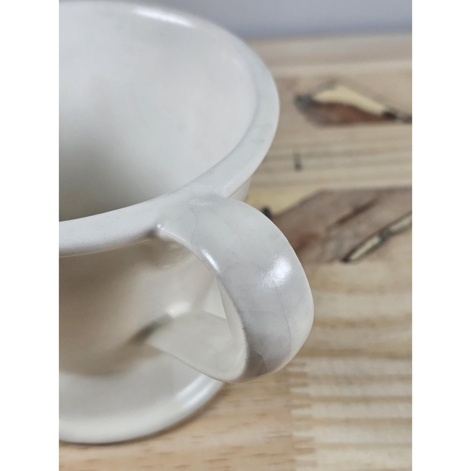 Metlox Poppytrail Daisy Gravy Creamer Cup Set California