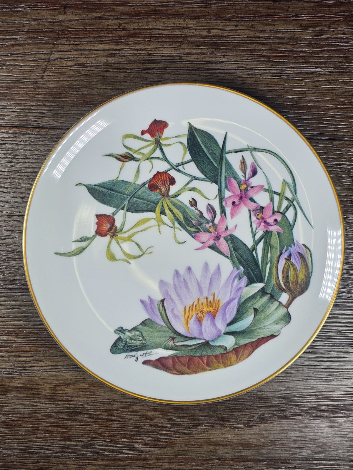 Franklin Mint – Sierra Club “Wildflowers of the Florida Everglades” Plate