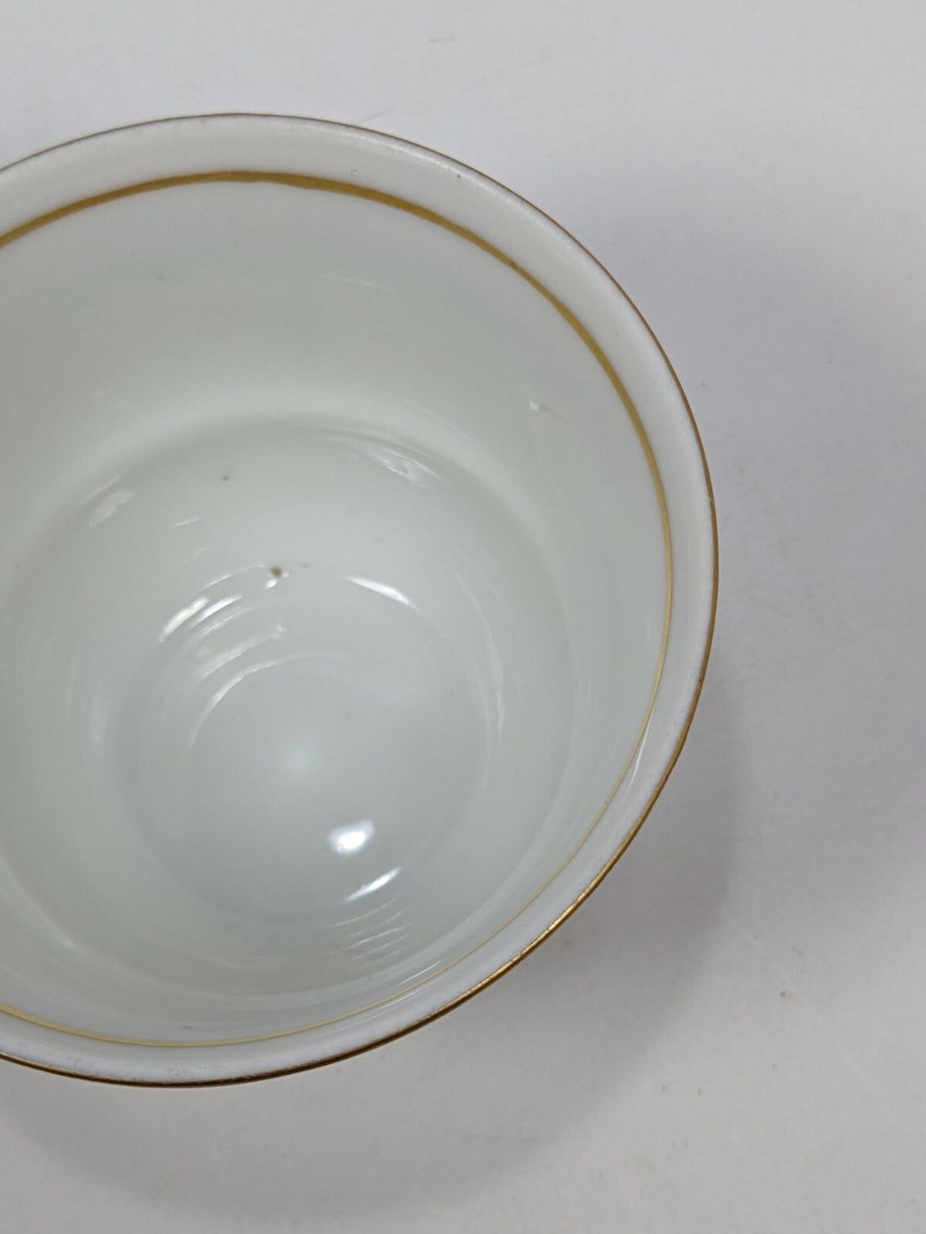 Floral Design Condol Saucer And Tea Cup With Gold Trim