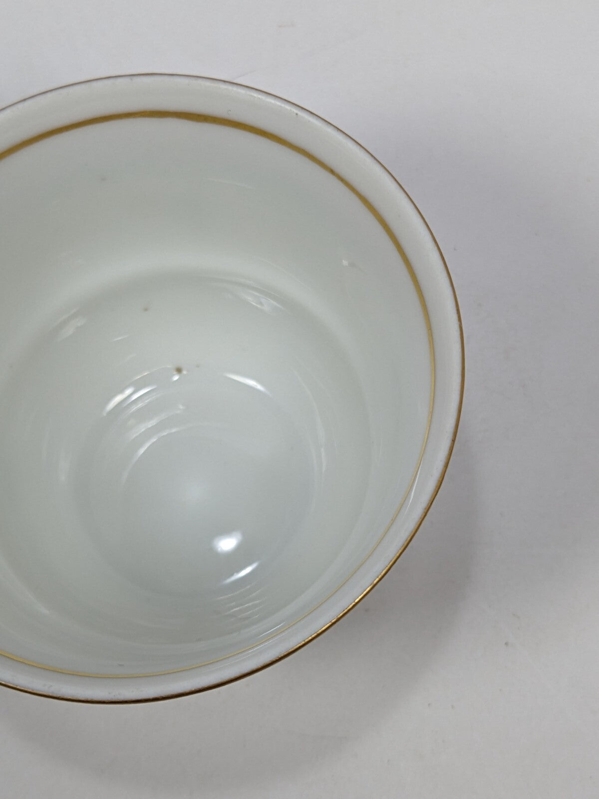 Floral Design Condol Saucer And Tea Cup With Gold Trim