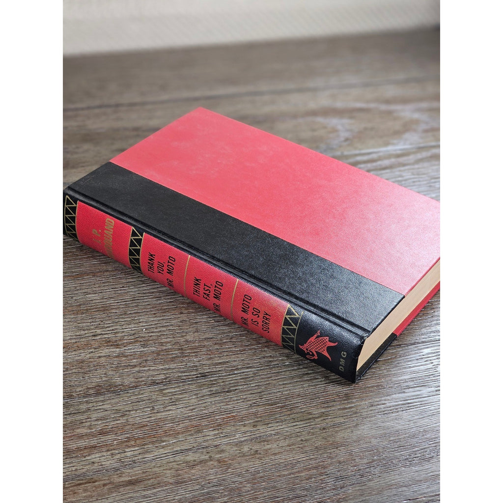 Vintage Mr. Moto Trilogy Hardcover by J.P. Marquand 1936 Edition