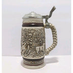 Avon 1980  Western Round Up Stein Pewter Lid Ceramarte