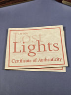 Lefton Lost Lights Franks Island Lighthouse Figurine With Certificate Of Authent
