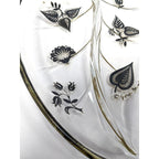 Georges Briard Leaf Dish Divided Glass Tray Mid Century Serving
