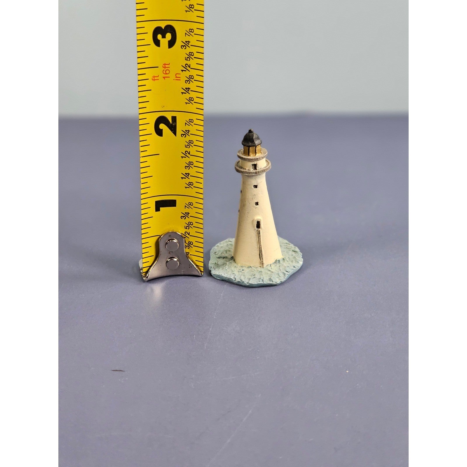 Vintage Minots Lighthouse Thimble Miniature Lighthouse Collectible