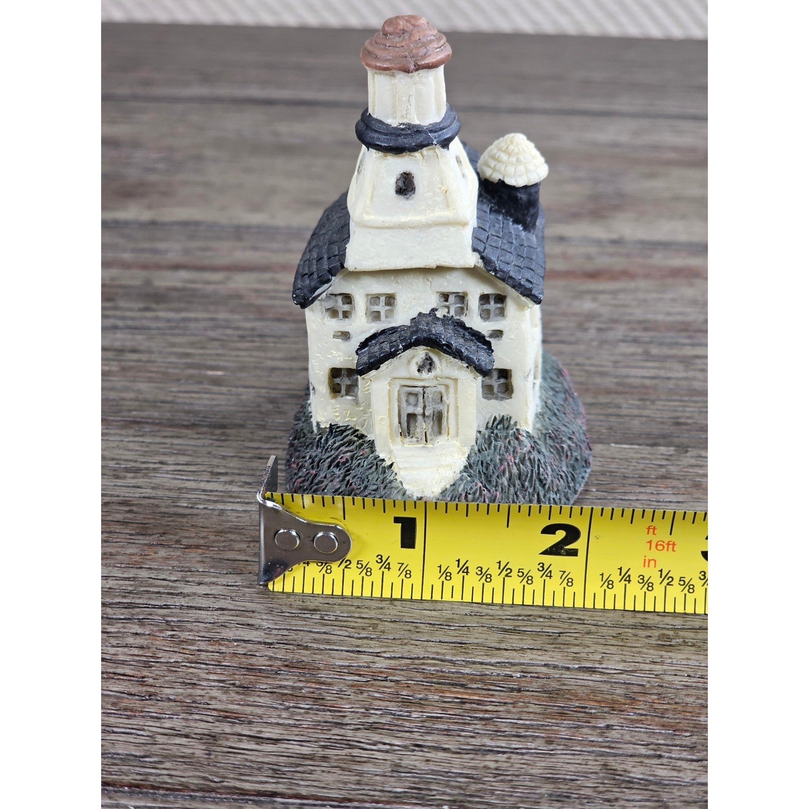 Vintage Lighthouse House Figurine Mini Coastal Decor Resin Nautical
