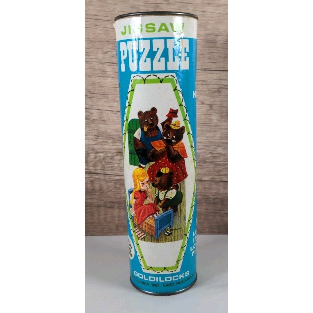 Vintage Harrett Gilmar Goldilocks Puzzle Missing One Piece Mid Century Toy