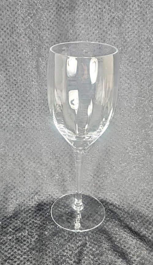 Vintage Crystal "Fantasy" Wine Glass – Elegant Clear Stemware, 6.5″ Tall
