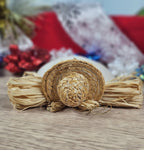 3x4 Sea Shell Angel Ornament with Starfish ~ Coastal Beach Christmas Decor