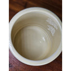 Vintage OGGI Tuscan Wine Label Ceramic Canister With Lid 8 In
