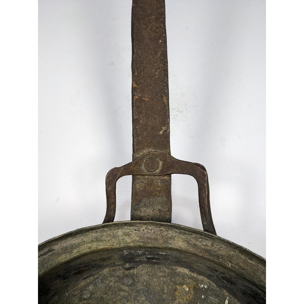 Vintage Copper Saute Pan French Style Copper Pan Wrought Iron Handle