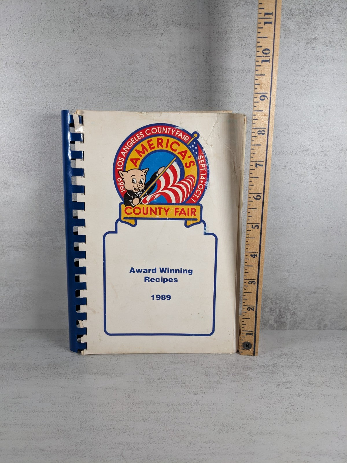 Vintage Los Angeles County Fair Award Winning Recipes 1989 Cookbook – Spiral