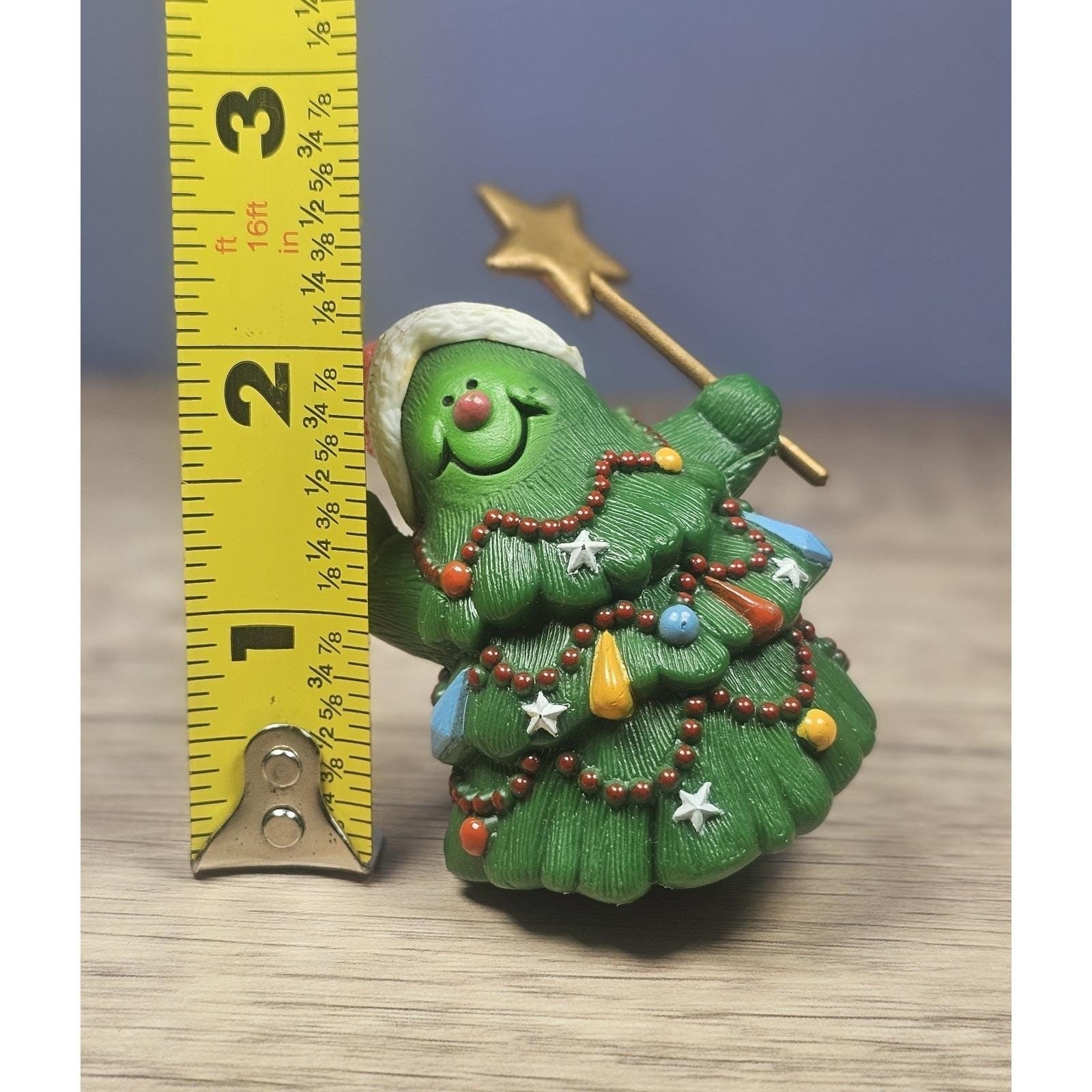 Hallmark Jolly Christmas Tree Ornament Vintage Keepsake 1982