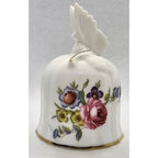 Royal Westminster Butterfly Bell Floral Gold Trim Vintage