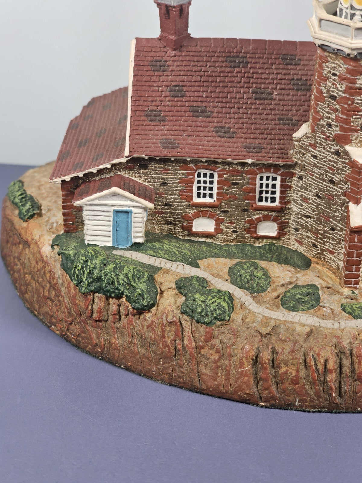 Passage Island Lighthouse Replica By Danbury Mint 1994 Historic American Lightho