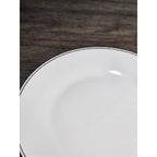 Royal Norfolk White Dinner Plate 10 Inch Gold Rim Hand Wash Only