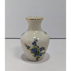 Vintage Holley Ross Vase 22K Gold Trim Porcelain 4.5 Inch