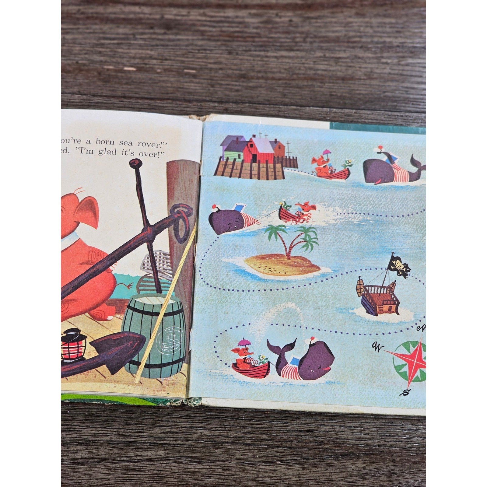 Vintage 1962 Twinkles and Sanford's Boat Whitman Hardcover Book
