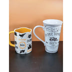 Vintage Halloween Mug Set Ceramic Haunted Apothecary Angela Staehling
